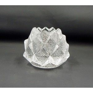 Orrefors Sweden Firefly Nimbus Artichoke Crystal Candle Holder